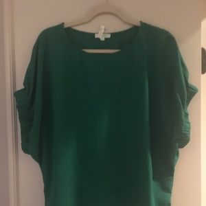 Dark green casual top